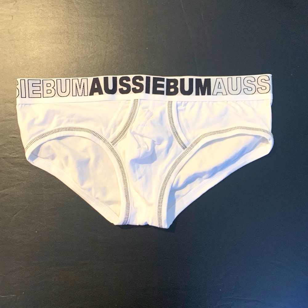 AussieBum White Brief L